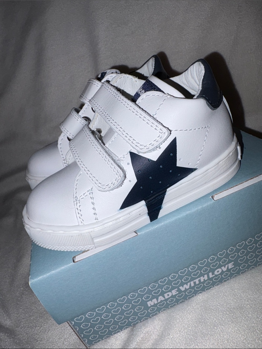 NWT NATURINO Falcotto Salazar 3 VL in White-Navy - Picture 11 of 14